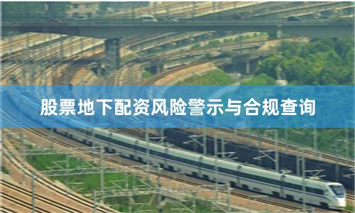 股票地下配资风险警示与合规查询